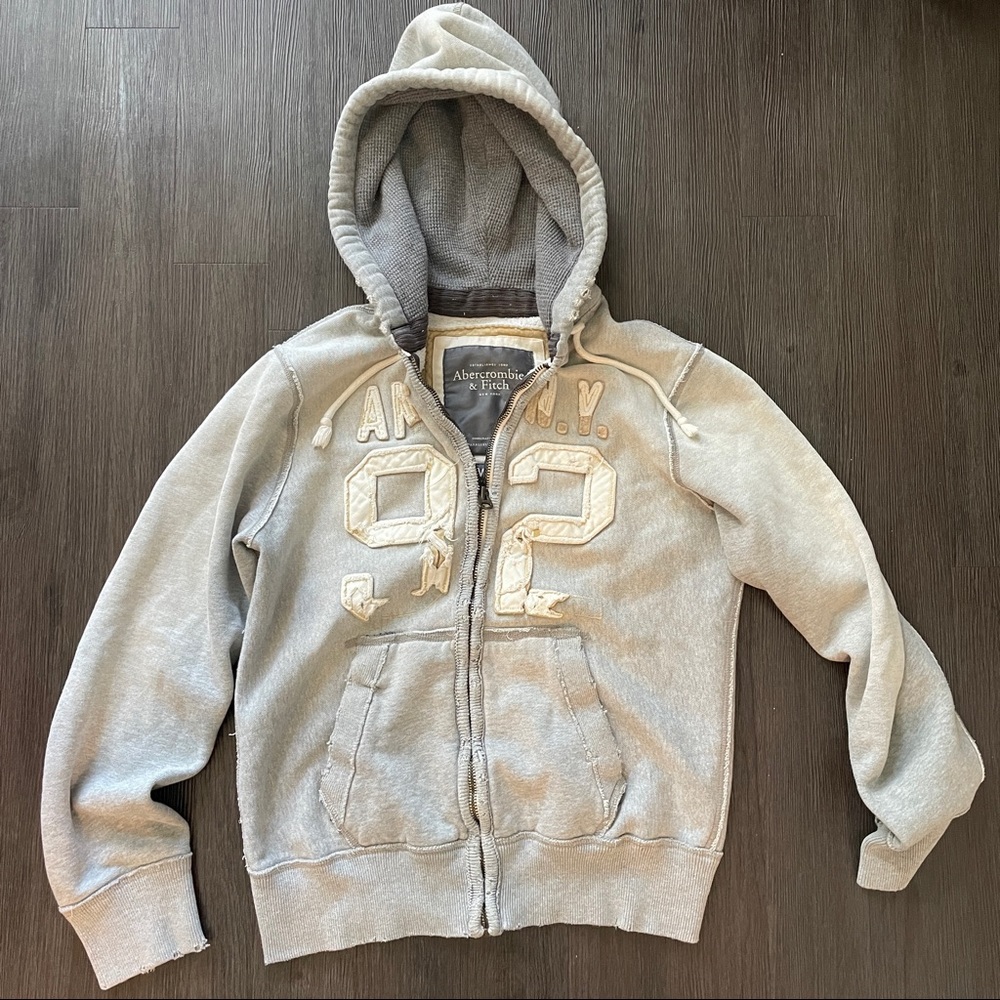 Abercrombie and Fitch Zipper-Up Sweatshirt